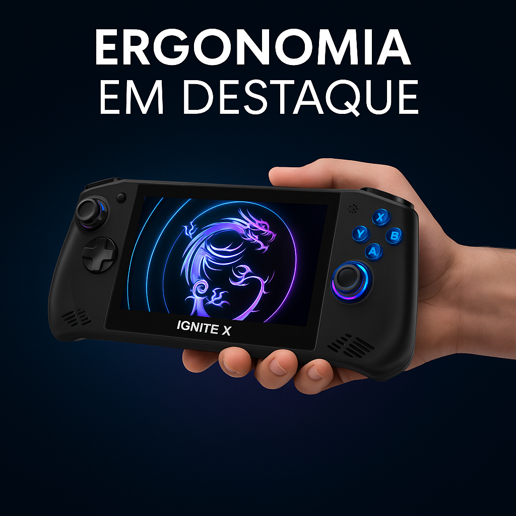 IGNITE X – Portabilidade e Potência Extrema de Última Geração para Sua Experiência Gamer