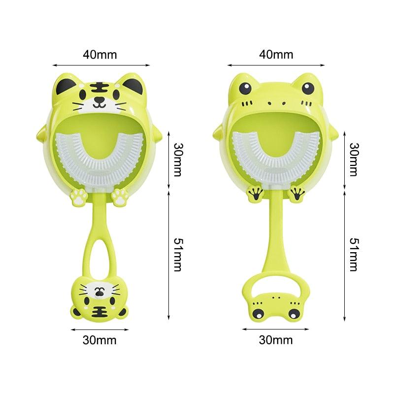 Escova de Ddentes Infantil KIDS 360 de Silicone