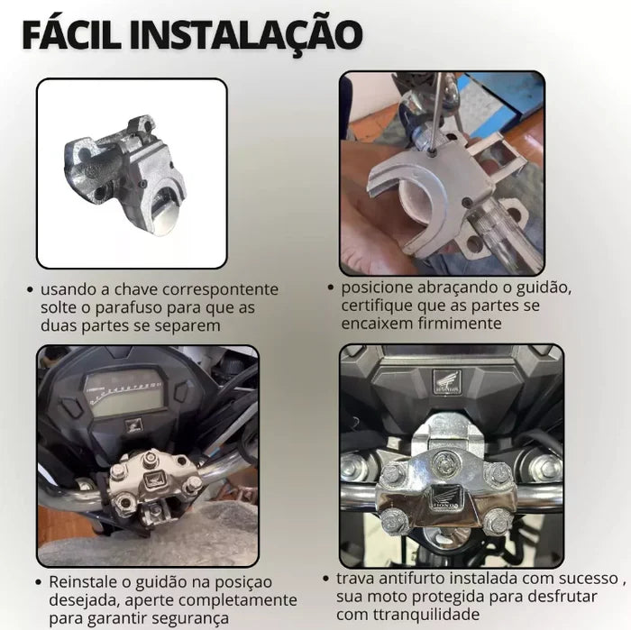 Trava Do Miolo Ignição EGK™ [Anti-furto Moto]