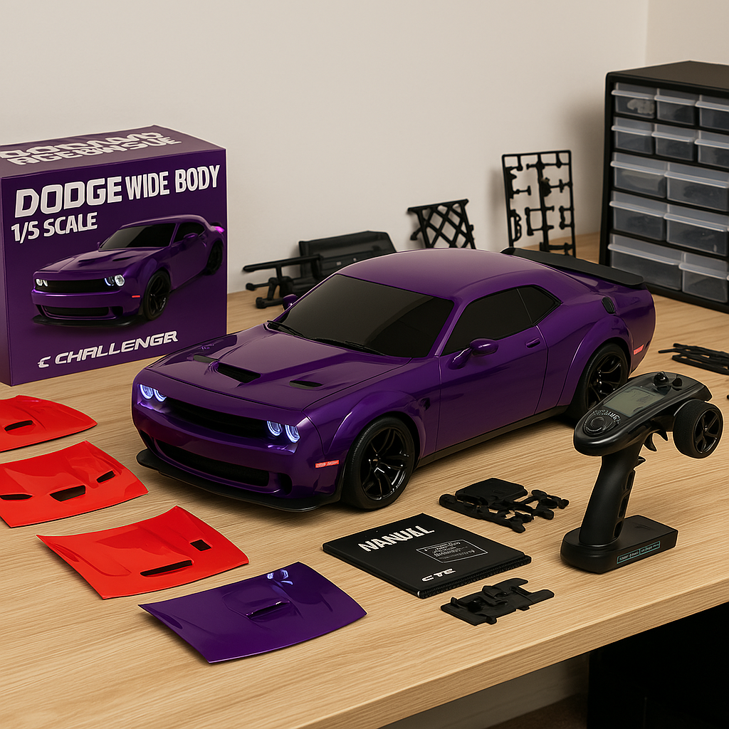 Miniatura 1/5  Scale Dodge Challenger [EDIÇÃO LIMITADA]