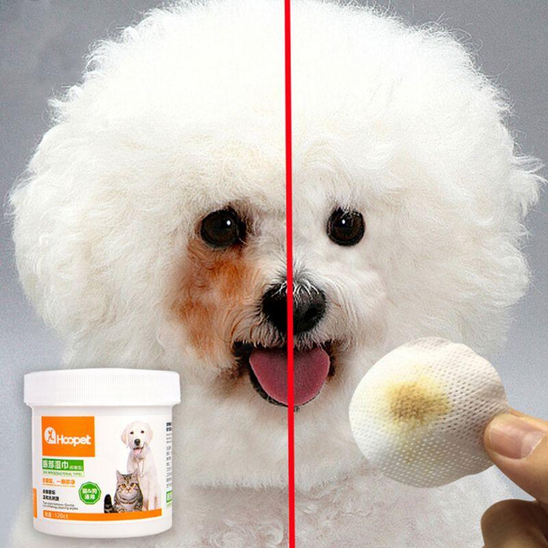 Lenços HootPet - Lenço para combate de lágrimas ácidas