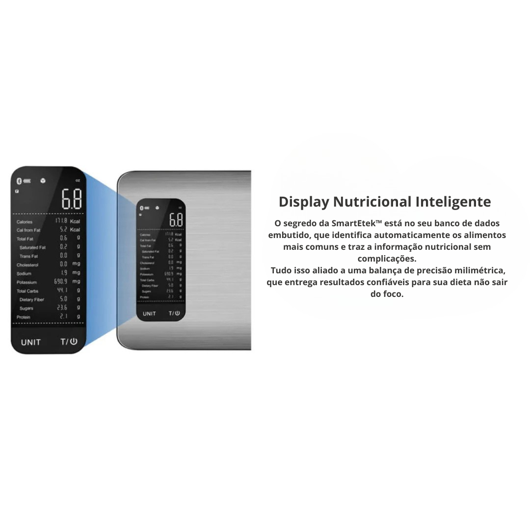 Balança Digital SmartEtek™ [Calorias na Palma da Mão]