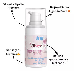 Vibration™ Sabor algodão doce [Vibrador Liquido]